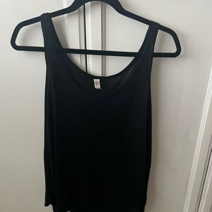 Bella Canvas Black Scoop Neck Tank